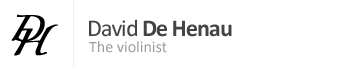 Logo David De Henau - The violinist